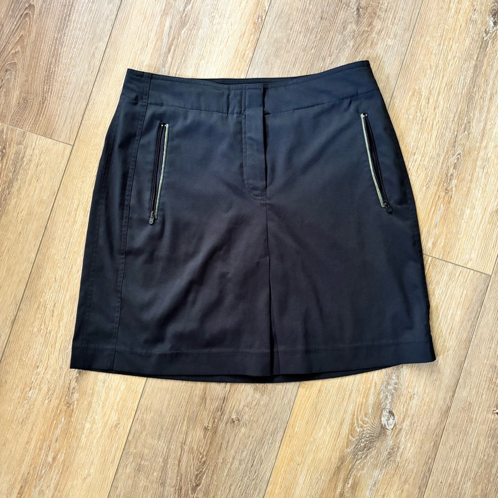TAIL‎ TECH Performance Skort Skirt Womens Black Pocket Golf Pickleball SIZE 6
